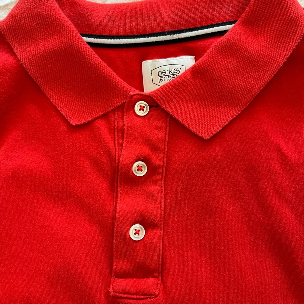 2 Red Polo Shirts - Picture 2 of 8